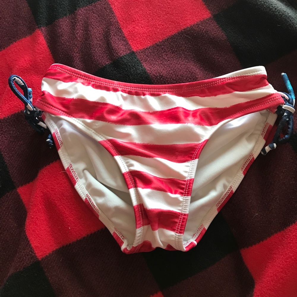 Justice American flag swim bottoms